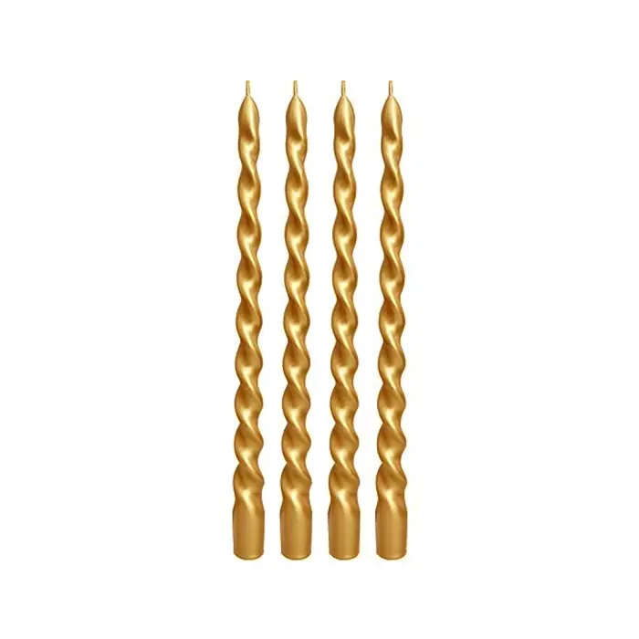 Festive candle - 205010 - gold სადღესასწაულო სანთელი, ოქროსფერი, 30სმ pg-85872color ოქროსფერი 