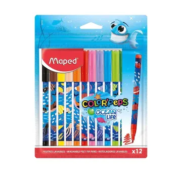 Maped - 845701 - Color'Peps Ocean - მფლომასტერების ნაკრები 12 ფერი pg-81871color მრავალფერიანი 