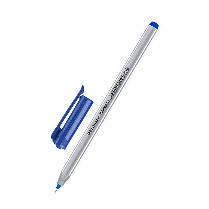 PENSAN - 1003/12 - TRIBALL - BLUE - კალამი ბურთულიანი 0.5mm pg-81609color ლურჯი PENSAN - 1003/12 - TRIBALL - BLUE - კალამი ბურთულიანი 0.5mm pg-81609color ლურჯი