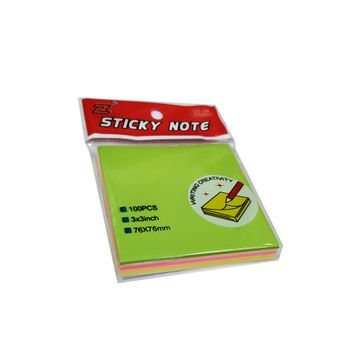 Sticky Notes - stik-33983-3 - ჩასანიშნი ფურცლები - წებოვანი pg-82344color მრავალფერიანი 