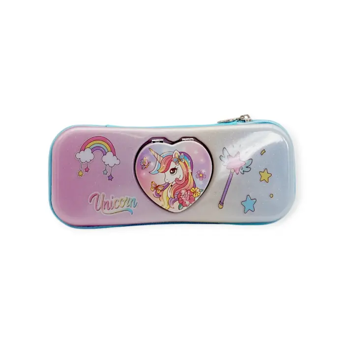 Pencils Case - QT-5913 - Unicorn - სასკოლო პენალი pg-85490color ლურჯი 