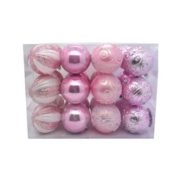 Christmas Tree Decoration - XOX-26161 - ნაძვისხის მოსართავი ბურთები pg-16323color ოქროსფერი 