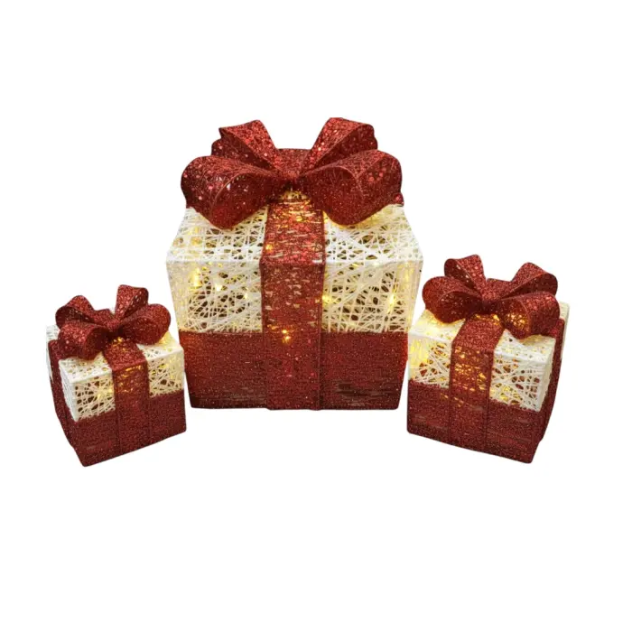 Christmas Box - DY252009 - Decoration - საშობაო დეკორაცია, ყუთი განათებით pg-16260 