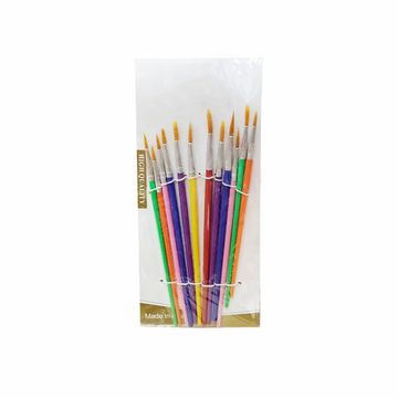 Brushes Set - 251-12 - ფუნჯების ნაკრები 12 ცალიანი pg-70269color მრავალფერიანი 