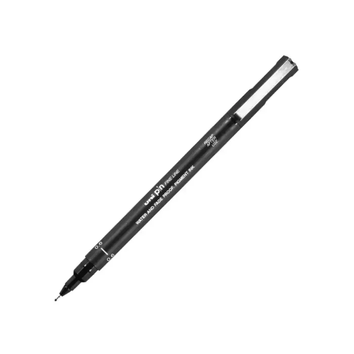 Uni Pin - Fine Line Drawing Pen - 0.6 mm - კალამი ხატვისა და ჩანახატისთვის pg-82870color შავი Uni Pin - Fine Line Drawing Pen - 0.6 mm - კალამი ხატვისა და ჩანახატისთვის pg-82870color შავი