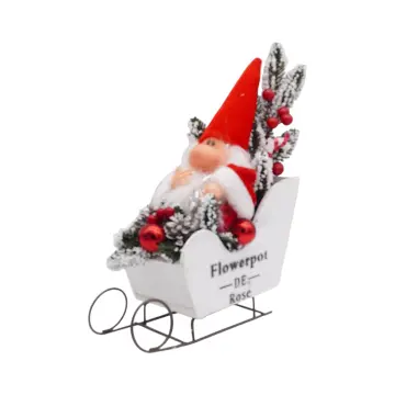 Christmas Decoration - 24A-182(23x20) - საშობაო ხელნაკეთი დეკორაცია, მარხილი pg-85008 