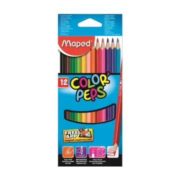 Maped - 183212 - Pencil ColorPeps X12 - ფერადი ფანქარი pg-83800 