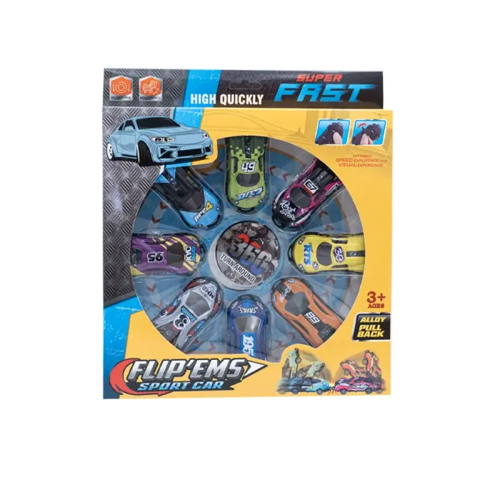 Toy - MC-58 - FlipEms - Cars Set - სათამაშო მანქანების ნაკრები pg-85296 Toy - MC-58 - FlipEms - Cars Set - სათამაშო მანქანების ნაკრები pg-85296