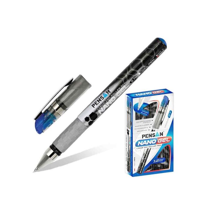 PENSAN - 6020/12 - Nano Gel Pen - BLUE - კალამი გელიანი 1,0mm pg-81614 PENSAN - 6020/12 - Nano Gel Pen - BLUE - კალამი გელიანი 1,0mm pg-81614