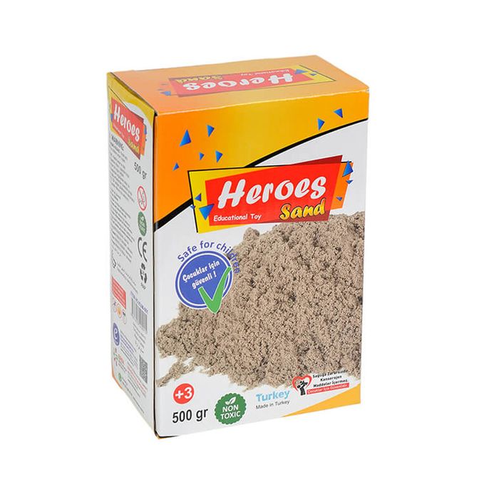 HEROES KUM-001 ქვიშა 500გრ pg-81541color რუხი 