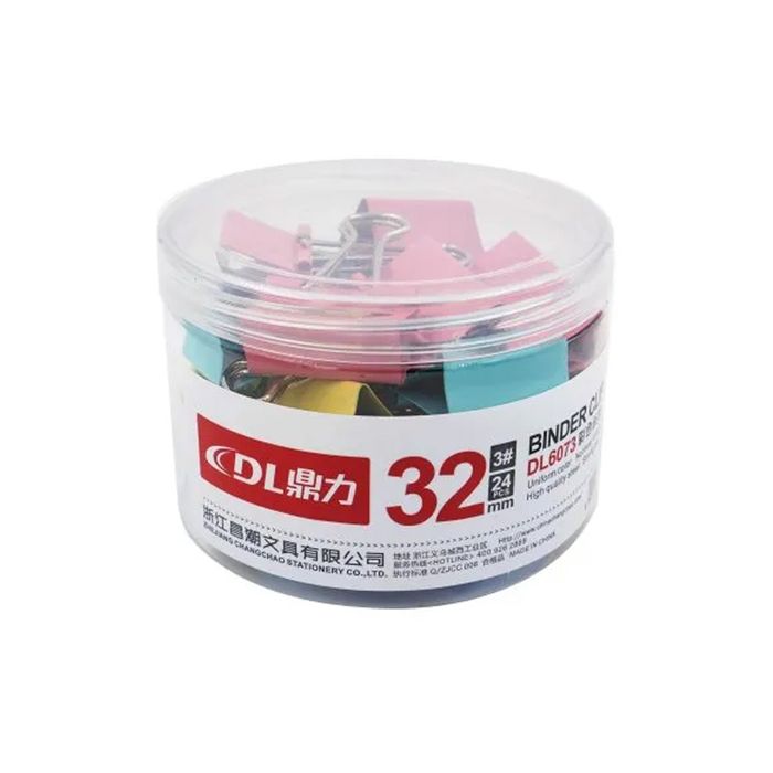 კლიფსი 32მმ dl-6063 pg-82130color მრავალფერიანი კლიფსი 32მმ dl-6063 pg-82130color მრავალფერიანი