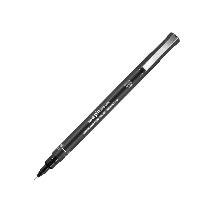Uni Pin - Fine Line Drawing Pen - 0.05 mm - კალამი ხატვისა და ჩანახატისთვის pg-82864color შავი Uni Pin - Fine Line Drawing Pen - 0.05 mm - კალამი ხატვისა და ჩანახატისთვის pg-82864color შავი