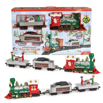 Xie Sheng Toys - 9182-6 - Christmas Travel Train - საშობაო დეკორაცია, მატარებელი (განათებით) pg-86021 