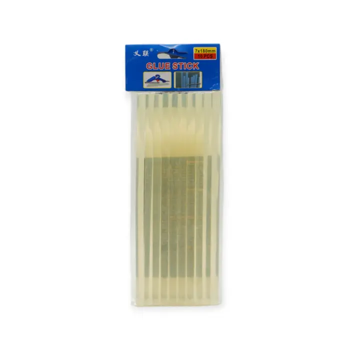 Hot Glue Stick - 07x18 - თოფის ჩხირები - სილიკონის pg-83975color გამჭივალე 