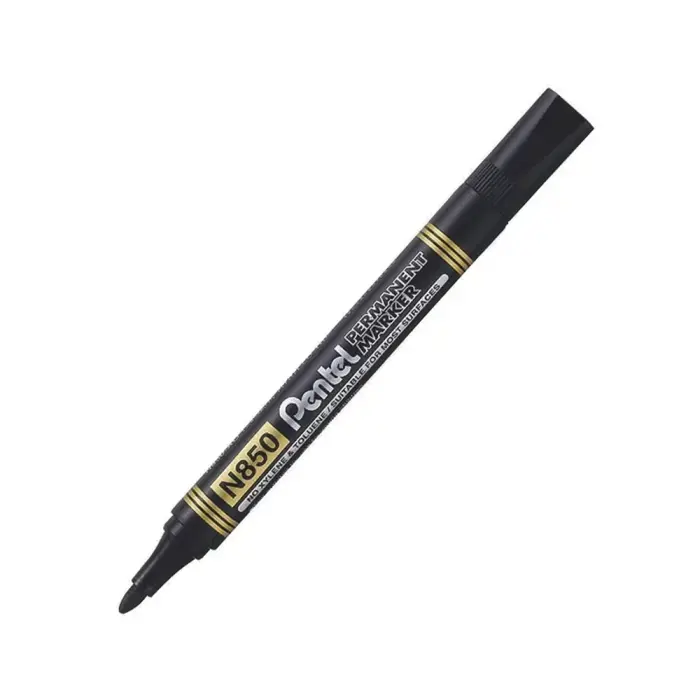 Pentel - N850 - Black Permanent Marker - მარკერი შავი pg-83191color შავი Pentel - N850 - Black Permanent Marker - მარკერი შავი pg-83191color შავი