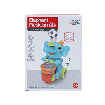 HK - 664B - Elephant Musician Toy - მუსიკალური სათამაშო pg-85278 