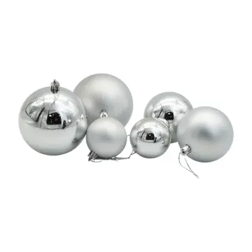 Christmas Tree Decoration - XOX -LR6810H - ნაძვისხის სათამაშო ბურთები pg-85044color ვერცხლისფერი 