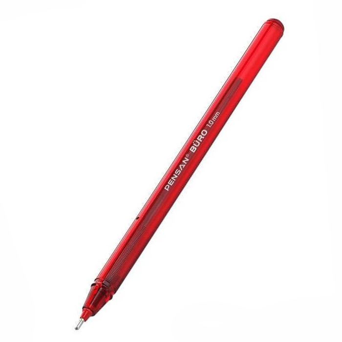 PENSAN - 2270 - Buro Pen - RED - კალამი ბურთულიანი 1,0mm pg-81605color წითელი PENSAN - 2270 - Buro Pen - RED - კალამი ბურთულიანი 1,0mm pg-81605color წითელი