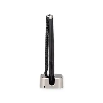 Table Pen - 21713-2 - ბურთულიანი კალამი სადგამით 0,7მმ pg-85890color ვერცხლისფერი 
