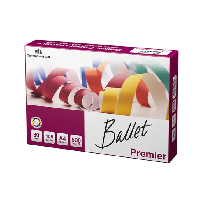 საბეჭდი ქაღალდი (საოფისე)ა4, 80გრ. (500 ფ.)Ballet Premier A4. A  პრემ-500 pg-05682color თეთრი 