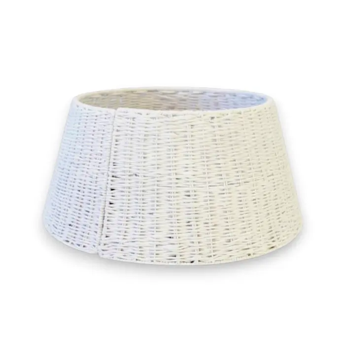 ნაძვის ხის დეცორაცია - XOXW-9304-5 - დაწნული ძირი 55X66X25სმ - Decoration pg-85832color თეთრი 