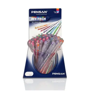 PENSAN - 2240 s60-8 - My Tech Pen - კალამი ბურთულიანი 0,7mm - 8 ფერი pg-85087color მრავალფერიანი 