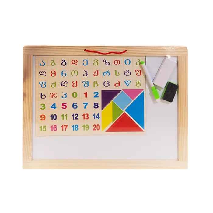 მაგნიტური დაფა ქართული ანბანით wood-9413-4 pg-84417 