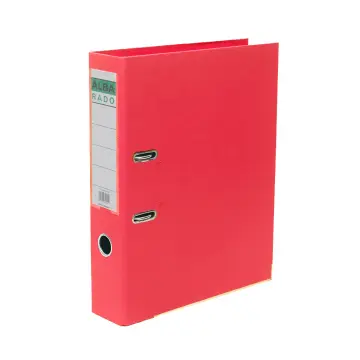 მუყაოს ბაინდერი ვიწრო, ა4 წითელი pe-622-red pg-83215 