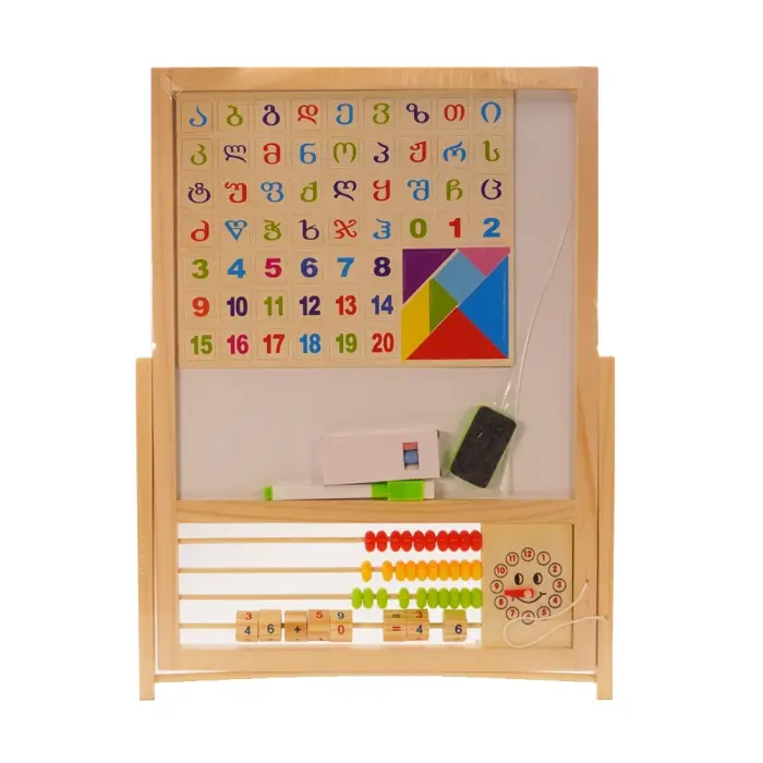 მაგნიტური დაფა ქართული ანბანით wood-9413-7 pg-84419 