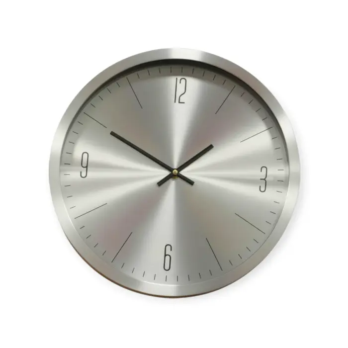 კედლის საათი - 1952 - Wall Clock pg-85247color ვერცხლისფერი 