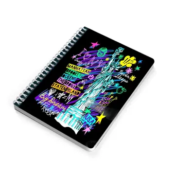 საკანცელარიო ჟურნალი  a4-96 ზამბარით - უჯრა pg-83556 