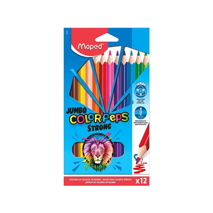 Maped - 863312 - Color'Peps - ფერადი ფანქარი 12ფერი pg-79945color მრავალფერიანი 