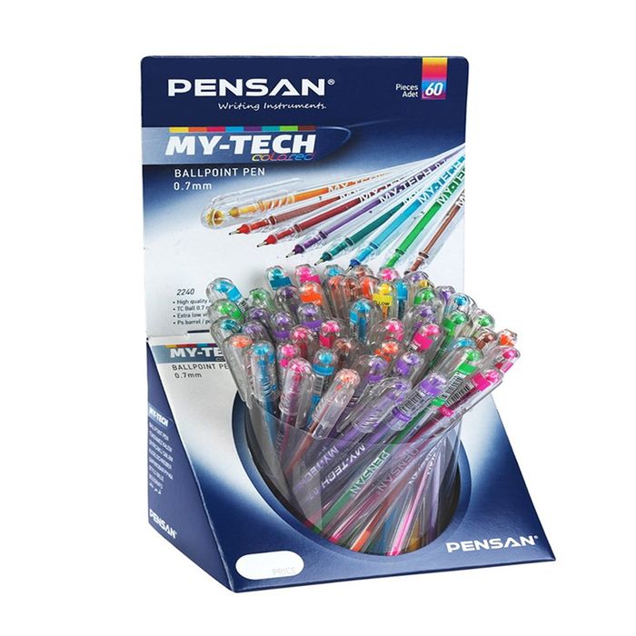 PENSAN - 22408S60R - My Tech Pen - კალამი გელიანი 8 ფერი 0,7mm pg-81594 PENSAN - 22408S60R - My Tech Pen - კალამი გელიანი 8 ფერი 0,7mm pg-81594