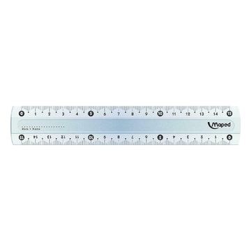 Maped - 146507 - Essentials - სახაზავი 15სმ pg-04053color გამჭივალე 
