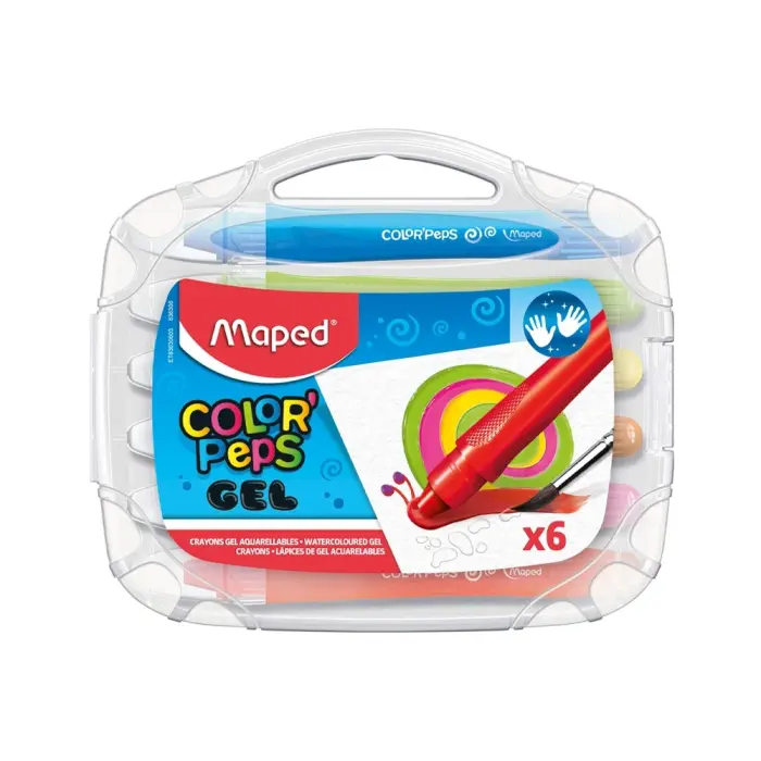 Maped - 836306 - Color'Peps Gel - ფანქრების ნაკრები - 6 ფერი pg-06390color მრავალფერიანი 