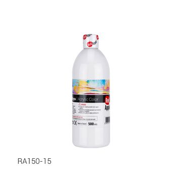 RA150-15 Red  Apple აკრილი 500 მლ  (თეთრი) pg-83425 