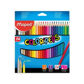Maped - 183224 - Color'Peps - ფერადი ფანქრების ნაკრები - 24 ფერი pg-03254 