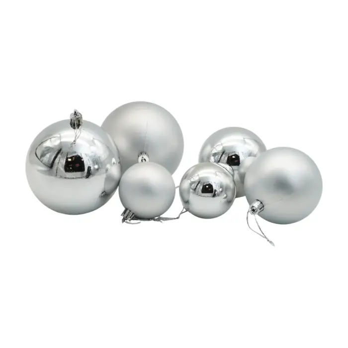 Christmas Tree Decoration - XOX -LR6810H - ნაძვისხის სათამაშო ბურთები pg-85044color ვერცხლისფერი 