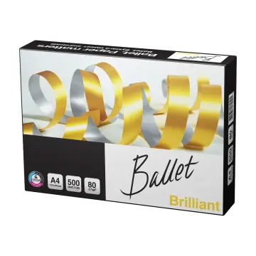 Ballet Briliant A4 - საოფისე ქაღალდი - 80 გრ - 500 ფურცელი pg-05683color თეთრი 