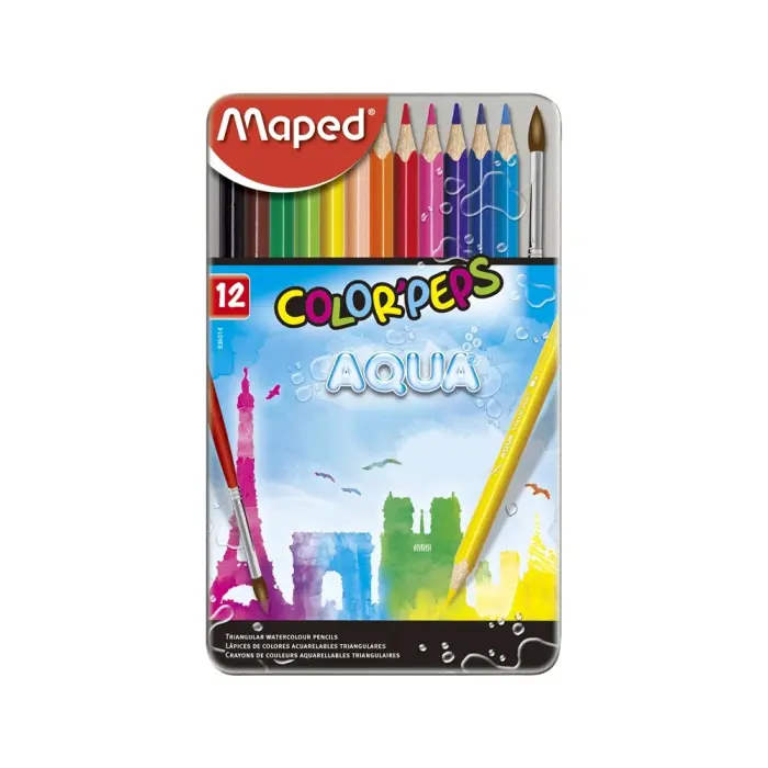 Maped - 836014 - Color'Peps Aqua- ფანქარის ნაკრები - 12 ფერი pg-79225 