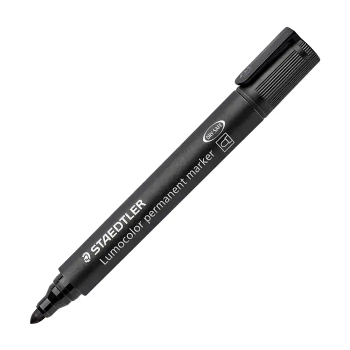 Staedtler - 352-09 - Lumocolor permanent marker black - მარკერი პერმანენტული - შავი pg-85093color ლურჯი Staedtler - 352-09 - Lumocolor permanent marker black - მარკერი პერმანენტული - შავი pg-85093color ლურჯი