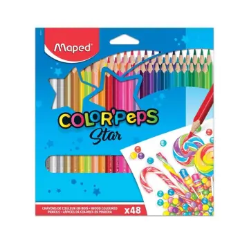 Maped - Color'Peps Star - 832048 - ფერადი ფანქარი 48 ფერი pg-81861color მრავალფერიანი 