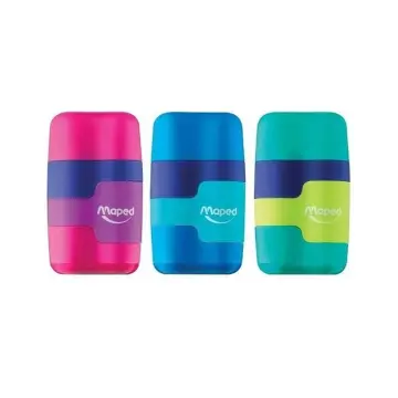 Maped - 049221 - Connect Colorful 2H - ფანქრის სათლელი და საშლელი pg-85118 