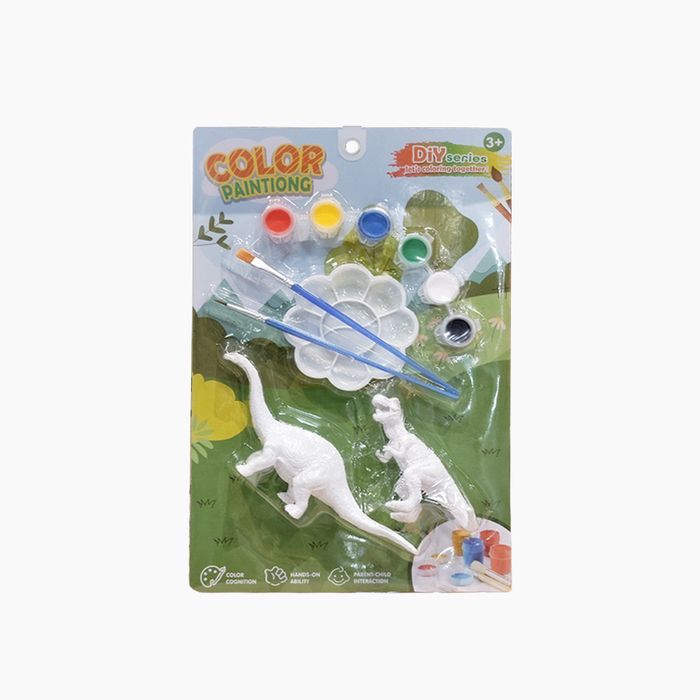 Color Paintiong - Dino - ნაკრები - გასაფერადებელი დინოზავრების ფიგურები და საღებავები pg-82574 Color Paintiong - Dino - ნაკრები - გასაფერადებელი დინოზავრების ფიგურები და საღებავები pg-82574