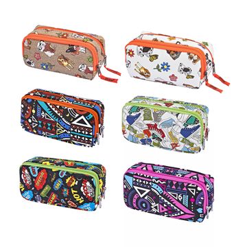 NovaColor - BR-3105 - School Case - პენალი ნაჭრის pg-81582color მრავალფერიანი 