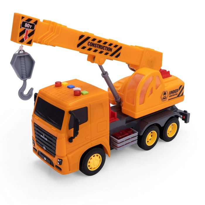 Polesie - 96272 - CITY Crane - სათამაშო სატვირთო ამწე მანქანა pg-81395color ნარინჯისფერი Polesie - 96272 - CITY Crane - სათამაშო სატვირთო ამწე მანქანა pg-81395color ნარინჯისფერი