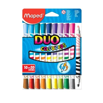 Maped - 847010 - Color'Peps DUO - ფლომასტერი 20 ფერი pg-79956color მრავალფერიანი 