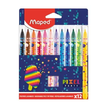 Maped - 845413 - Felt Tips Pixel Party X12 - ფლომასტერი pg-83805 