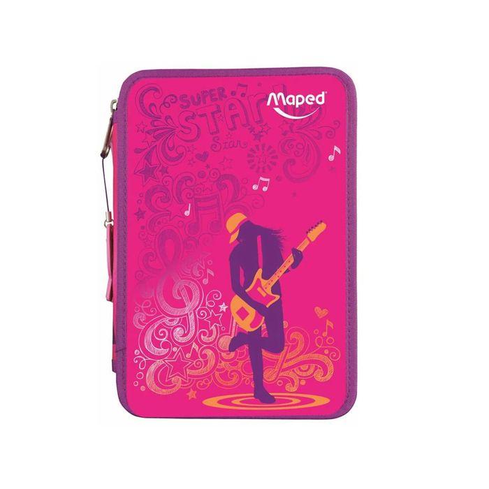Maped - 967431 -  პენალი სრული ნაკრებით - 34 ელემენტი pg-81921color ვარდისფერი 