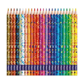 Maped - 862206 - Pencils Pixel Party X24 - ფერადი ფანქარი pg-83809color მრავალფერიანი 